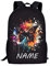 Kuiaobaty Rucksäcke für Teenager, Mädchen, Jungen, Galaxie, Wolf, Tier, Blume, Schmetterling, Schultaschen, Rucksack, lässiger Tagesrucksack, Kinder-Büchertasche, Farbe Kunst Schmetterling Name