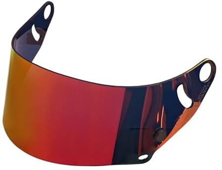 FK VISORS Visiera compatibile con caschi ARAI® CK6 - specchiata rosso