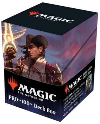 Ultra Pro - Outlaws of Thunder Junction 100+ Deck Box® Ft. Kellan for Magic: The Gathering, TCG accesorio de juego coleccionable soporte protector para mazo de cartas