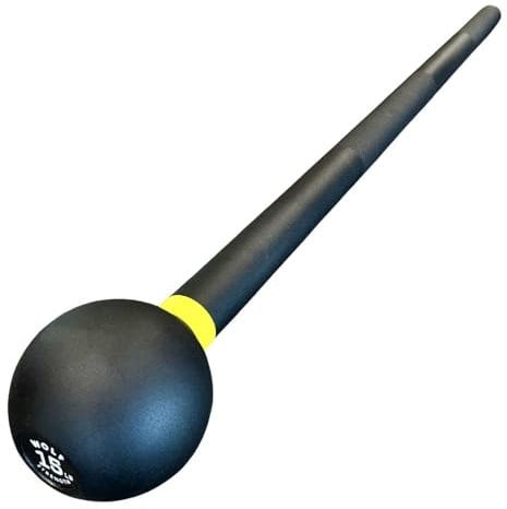 Wolf Strength Steel Mace Bell (3,2–11,3 kg) – Vielseitige Macebell für funktionelle Stärke: Kern, Schultern, Griff & Konditionierung | Workout-Streitkolben für Heim-Fitnessstudios &
