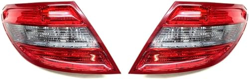 Auto LED Rückleuchten für Benz W204 C180 C200 C220 C260 C280 C300 2007-2010, Wasserdicht Multifunktion Rücklicht Kontrollleucht Ersetzt Zubehör,C-1set