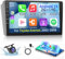 Techschermo [2+64G] Android 13 Autoradio für Toyota Avensis 2002-2008 mit Drahtlos Carplay & Android Auto, 9 Zoll Touchscreen Autoradio mit WiFi/GPS/Spiegelnder Link/DSP SWC+ Rückfahrkamera