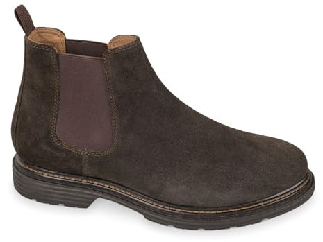 Valleverde Stivaletti Uomo 17801 in Camoscio Ebano EU 45