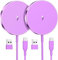 Mag-Safe Ladegerät Wireless Charger iPhone, 15W Schnell Apple induktive ladestation für iPhone 16/15/14/13/12 Serie und AirPods 3/2/Pro 2, 2er-Pack 5ft Kabel,Mag-Safe Originalersatz