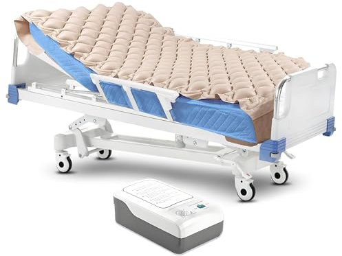 AITX Anti-Dekubitus-Matratze mit Leise Pumpe, Air-Lift-Technologie - Wechseldruckmatratze zur Dekubitus-Prävention, Wellenmassage und Verbessertem Komfort, für Krankenhausbetten & Häusliche Pflege