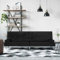 ChicAbode Schlafsofa Sofabett Gästesofa Schlafcouch Schlafsofa Bettsofa mit Getränkehaltern Schwarz Kunstleder