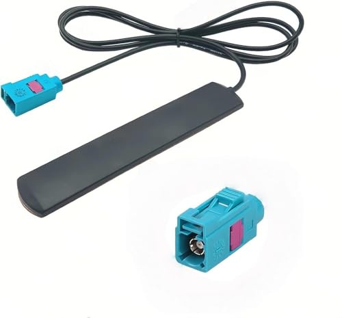 Dargkwn DAB Antenne Auto FAKRA Scheibenantenne Aktiv - mit FM Verstärker, Autoradio Klebeantenne Universal für PKW SUV LKW, Kompatibel mit Auto SUV LKW
