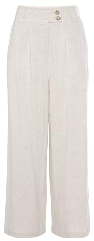 Lascana Damen Bundfaltenhose