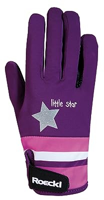 Roeckl Sports Reithandschuh Kelli, Kids Sommer Handschuh, Beere 5