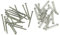 KAISH Pack of 20 Bass Guitar Pickup Mounting Screws Pickup Springs for Precision P Bass or J Bass or P90 Soap Bar Pickups Nickel