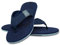 MADSea Damen Zehenstegpantolette Beach Woman | Zehentrenner Flip Flop Thong Sandale Badelatschen | Sommer Strand, dunkelblau/hellblau, 39 EU