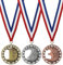 Hodges Award Medaillen – 1., 2., 3. Auszeichnung Medaillen – Gold/Silber/Bronze Medaillen mit Halsbändern