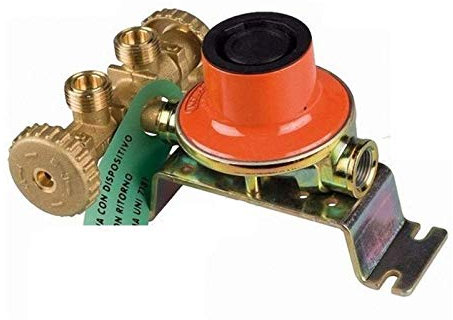 Mini centralina gas 4 kg con regolatore di bassa pressione per 2 bombole gpl