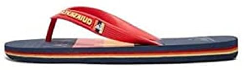 Quiksilver Molokai Word Block Youth, Zapatos de Playa y Piscina Hombre, Multicolor (Black/Red/Blue Xkrb), 36 EU