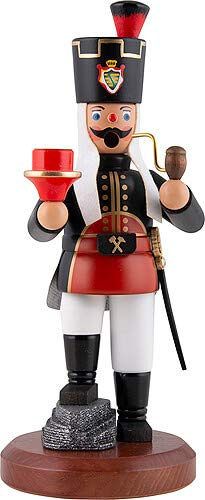 HoDreWa Legler Räuchermännchen Bergmann mit Kerzenhalter - 22 cm