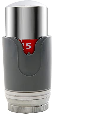 S SIENOC H-Ventil Anschlussgarnitur Mittelanschluss/Radiator Valves Thermostat Für Badheizkörper Mit Zweirohr System(Nur Thermostatkopf Anthrazit)