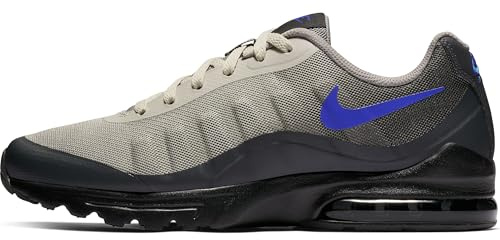 NIKE Mens Air Max Invigor Basketball Shoe, Black Racer Blue Anthracite, 9.5 UK