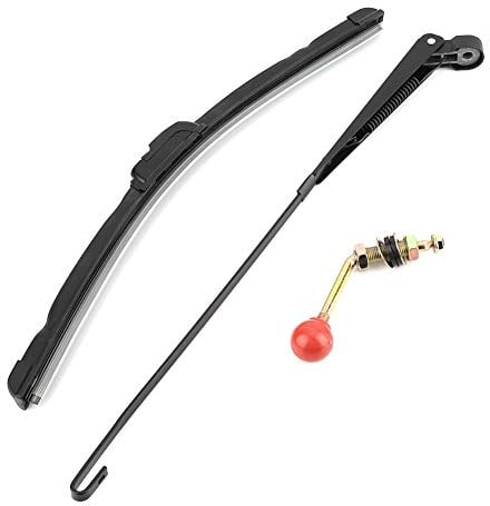 Windscreen Wiper Wipers, UTV Manual Hand Operated Windshield Wiper Blade Universal Replacement Kit