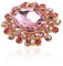Vintage Big CZ Statement-Ring für Damen und Mädchen, antiker Mosaik-Kristall, erweiterbar, verstellbar, offen, für Verlobung, Hochzeit, Cocktailparty, bequeme Passform, Art-Deco-Schmuck, Weihnachten,