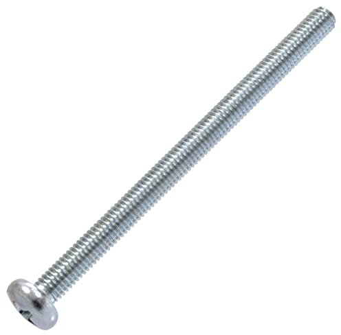 AERZETIX - C59909 - Lot de 10 Vis métaux à tête cylindrique M5x70 mm à empreinte PH2 - boulon d'assemblage - DIN 7985 - dureté 4.8 - en acier au carbone - couleur argent