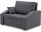 Sofini Sessel Vertico 90 - Klappsessel mit Schlaffunktion - für Wohnzimmer, Schlafzimmer oder Kinderzimmer (Malmo New 95)
