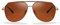 Cyxus Sonnenbrille für Herren, polarisiert, klassisch, UV400, zum Autofahren, Angeln, Reisen, 09 Linse Braun Rahmen Braun, M