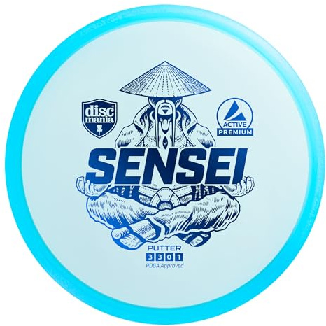 Discmania Discgolf Putter Premium Sensei 3/3/0/1, Blau