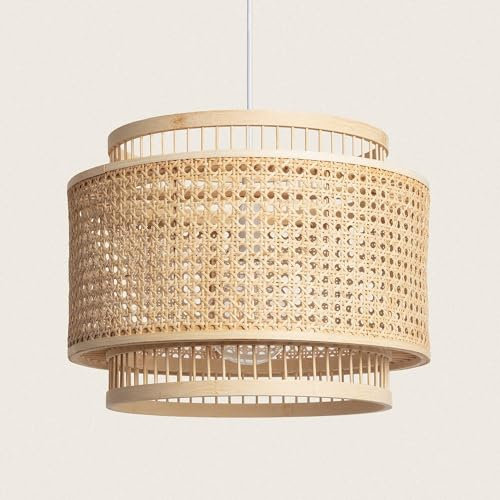 LEDKIA LIGHTING Suspension Bambou Bangkal Naturel E27