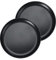 Herogo 26 cm Round Stainless Steel Pizza Tray, Black, Baking Pan for Oven, Healthy & Durable, Even Heat & Easy to Clean