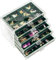ProCase Acryl Schmuck Organizer Schmuckschatulle für Damen Durchsichtige Schmuckaufbewahrung Schmuckkästchen Schmuckbox mit 5 Schubladen für Ohrringe, Ringe, Armbänder -Emerald