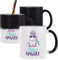 Planetee Tasse Magique Cheffe Magique Licorne | Mug qui change couleur avec la chaleur idée cadeau originale