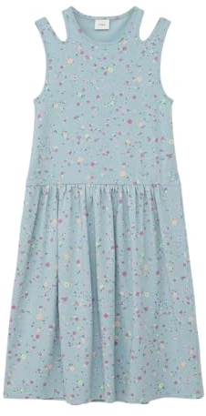 s.Oliver Junior AOP Kleid mit Cut Outs