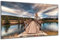 DARO Design - Wand-Bild auf 6mm HDF 40x30 cm Berg, Berge, Panorama, Steg, Brücke - Wand-Deko Bilder Geschenk
