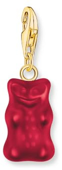 THOMAS SABO x HARIBO Charm-Goldbären-Anhänger in Rot, 18k vergoldet