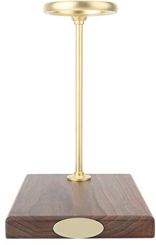 Kaffeefilterhalter aus Holz, Messing, Abtropfgestell, Ständer, Zubehör für Kaffeezubereitung, Zuhause, Shop, Bar