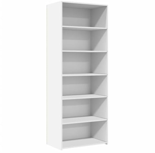 vidaXL Highboard Weiß 70x41x185 cm Holzwerkstoff
