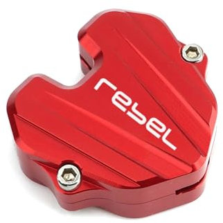 SJOIOOP Schlüsselanhänger aus Metall Für Hon@&da Rebel Cm300 Cm 300 CNC Motorrad Schlüsselabdeckung Schale Schutzkappe Schlüsselbund Schlüsselbund Schlüsselanhänger Halter Zubehör(Key Cover Red)