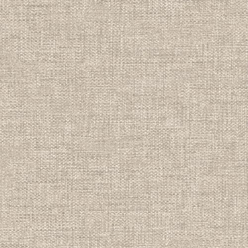 Grandeco Adana Calico Fabric Textured Wallpaper, Beige