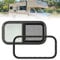 GEARMONSTER Wohnwagen Fenster, Caravan Seitenfenster, Wohnmobil Schiebefenster, Wohnwagen Fenster getönt mit Fliegengitter für Wohnmobile, Anhänger, 600x300mm Wohnwagenfenster
