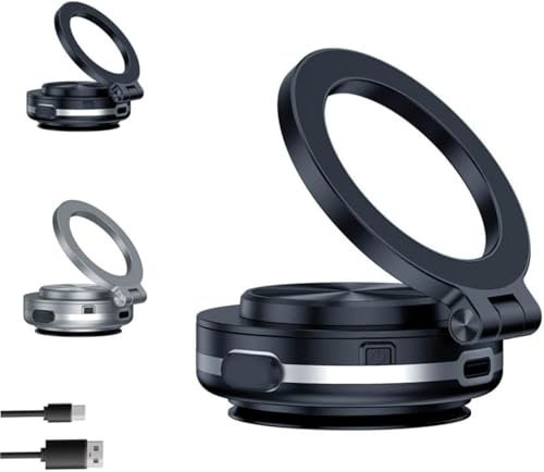 Electric Vacuum Magnetic Car Phone Mount, handyhalterung auto magnet,magnetische handyhalterung,magnetic phone holder,ring halterung,Magnetic Phone Holder,Phone Holder,Car Electric Suction Cup Vacuum