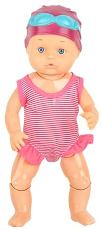 Schwimmpuppe für Babys, batteriebetrieben, wasserdicht, Babypuppe für Badewanne, Spielzeug, , Mädchen, Outdoor, Pool, Zuhause, Geburtstag, drinnen