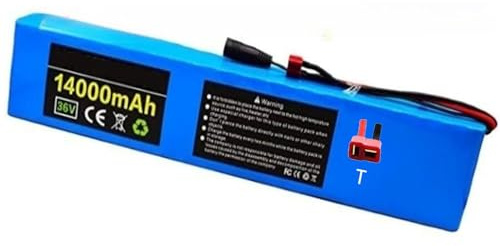 Batteria per Bici Elettrica 36V 14Ah 10S4P Batteria Ebike PVC Impermeabile Batteria Scooter Elettrico Ricaricabile per Motore Bicicletta Elettrica 50W 100W 250W 350W 500W