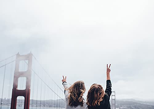 HANSEPUZZLE 38577 - Golden Gate Bridge Puzzle 260 Teile | Reisen Puzzle mit hochwertiger Puzzle Aufbewahrung: Kartonbox und wiederverschließbarem Beutel | Puzzle-Maße: 41 x 28,7 cm