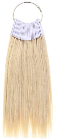 30 Stücke Haarfarbe Ringe Menschliches Haar Farbfelder Testen Farbmuster für Salon (3 grad farbe)