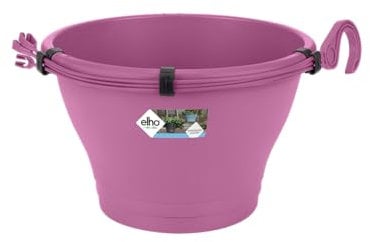 Elho Corsica Hanging Basket Blumentopf, Kräftiges Violet, 30 CM