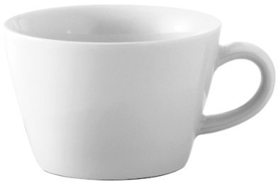 Cappuccino-Obertasse 0,25 ltr. bordglasiert FIVE SENSES WEISS Kahla Porzellan**6 (6 Stück)