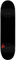 Mini Logo Deck Chevron Detonator 15 291 Skateboard-Brett, Solides Schwarz, 7.75 Inches