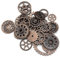 Zeayebsr 40g Steampunk Zahnräder Vintage Steampunk Zahnräder Set Anhänger Metall für Schmuck Basteln