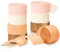 AOBKIAT Wedding Decor Gold Pink Peach Crepe Paper 8 PCS Streamers Party Decorations for Wedding, Bachelorette Party, Birthday, Bridal Baby Shower, Anniversary Party Backdrop