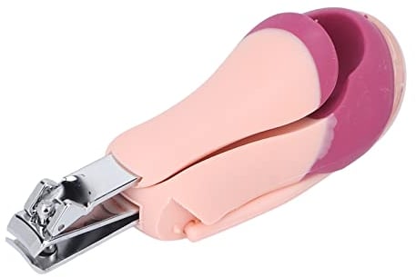 Zoom Nail Clippers,Zoom Lightweight Manicure Clipper with Magnifying Glass for Baby The Aged Blue Pink(Pink)